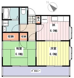 コーポクワトロの物件間取画像